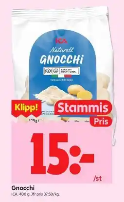 ICA Kvantum Gnocchi, Medlemspris erbjuda