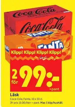 ICA Kvantum Läsk erbjuda