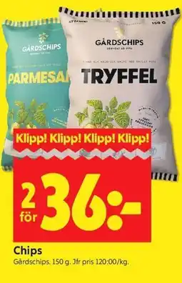 ICA Kvantum Chips erbjuda
