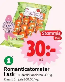 ICA Nära Romanticatomater i ask, Medlemspris erbjuda