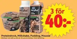 ICA Supermarket Proteindryck, Milkshake, Pudding, Mousse erbjuda