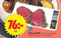 ICA Supermarket Pepparbiff erbjuda