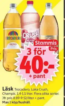 ICA Supermarket Läsk, Medlemspris erbjuda
