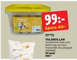 Jem&Fix TALGBOLLAR erbjuda