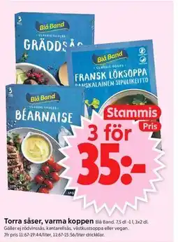 ICA Supermarket Torra såser, varma koppen, Medlemspris erbjuda