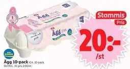 ICA Supermarket Ägg 10-pack, Medlemspris erbjuda
