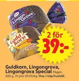 ICA Supermarket Guldkorn, Lingongrova, Lingongrova Special erbjuda