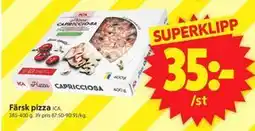 ICA Supermarket Färsk pizza erbjuda
