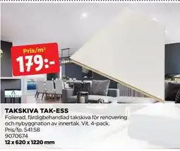 Jem&Fix TAKSKIVA TAK-ESS erbjuda