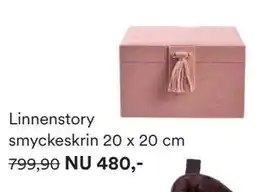 Hemtex Linnenstory smyckeskrin erbjuda