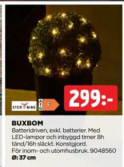 Jem&Fix BUXBOM erbjuda