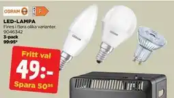 Jem&Fix LED-LAMPA erbjuda