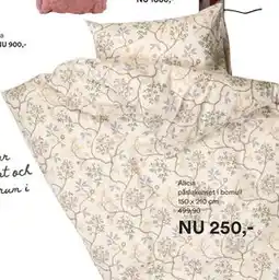 Hemtex Alicia påslakanset i bomull erbjuda