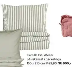 Hemtex Camilla Pihl Atelier påslakanset i bäckebölja erbjuda