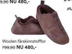 Hemtex Woolen fårskinnstofflor erbjuda