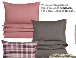 Hemtex Verbier garnfärgad flanell erbjuda