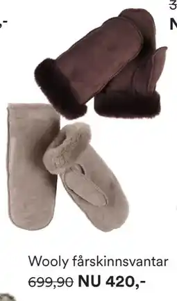 Hemtex Wooly fårskinnsvantar erbjuda