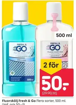 Rusta Fresh & Go Fluorskölj erbjuda