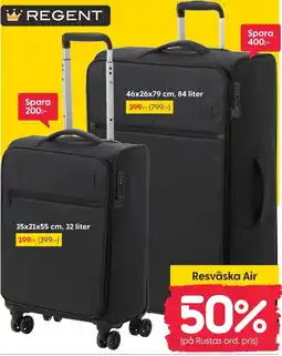 Rusta Regent Resväska Air erbjuda