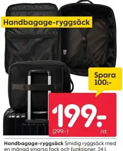 Rusta Handbagage-ryggsäck erbjuda