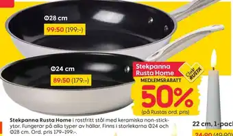 Rusta Home Stekpanna