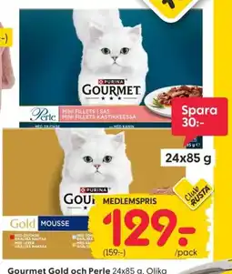 Rusta Purina Gourmet Gold Mousse erbjuda