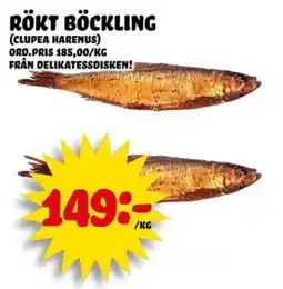 Nelins Rökt böckling erbjuda