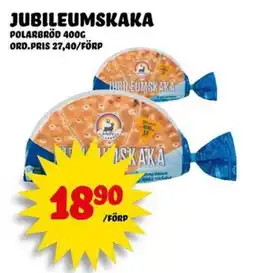 Nelins Polarbröd jubileumskaka erbjuda