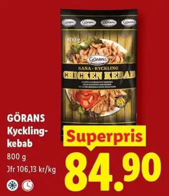 Görans kycklingkebab