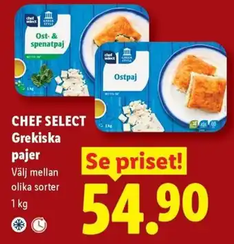 Chef Select grekiska pajer