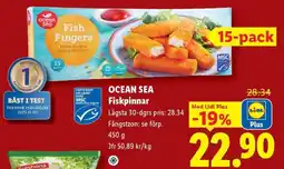 Lidl Ocean Sea Fiskpinnar erbjuda