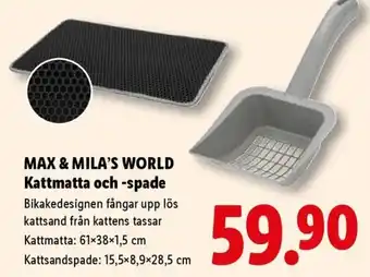 Max & mila's world kattmatta och -spade