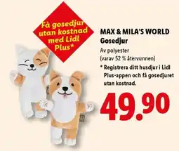 Lidl Max & Mila's World Gosedjur erbjuda