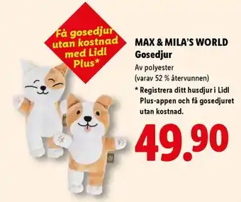 Max & Mila's World Gosedjur