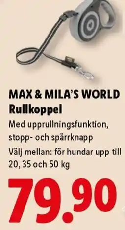 Lidl Max & mila's world rullkoppel erbjuda