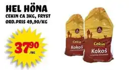 Nelins Cekin hel höna erbjuda