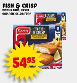 Nelins Findus fish & crisp erbjuda
