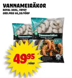 Nelins Vannameiräkor erbjuda