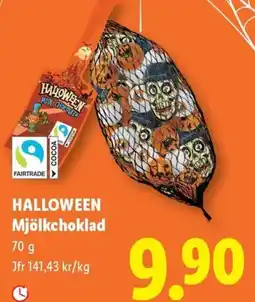 Lidl Halloween Mjölkchoklad erbjuda