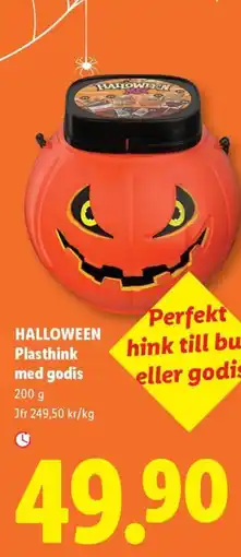 Lidl Halloween plasthink erbjuda