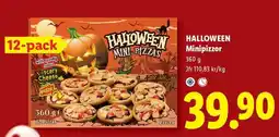 Lidl Halloween Minipizzor erbjuda