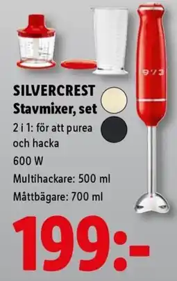 Lidl Silvercrest Stavmixer, set erbjuda