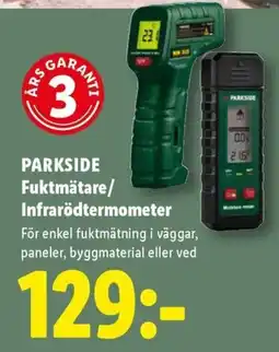 Lidl Parkside fuktmätare/infrarödtermometer erbjuda