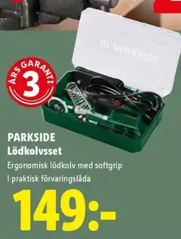 Lidl Parkside lödkolvset erbjuda