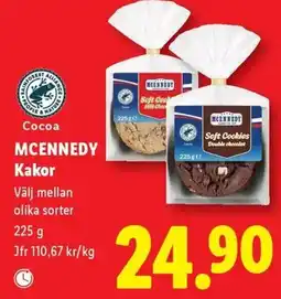 Lidl Mcennedy kakor erbjuda