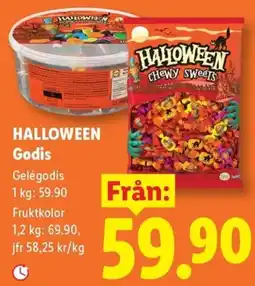 Lidl Halloween godis erbjuda