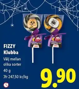 Lidl Fizzy Klubba erbjuda