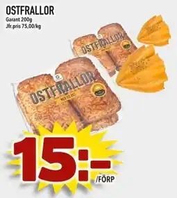 Nelins Garant ostfrallor erbjuda