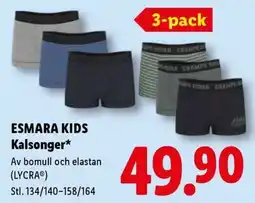 Lidl Esmara kids kalsonger erbjuda