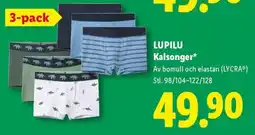 Lidl Lupilu kalsonger erbjuda